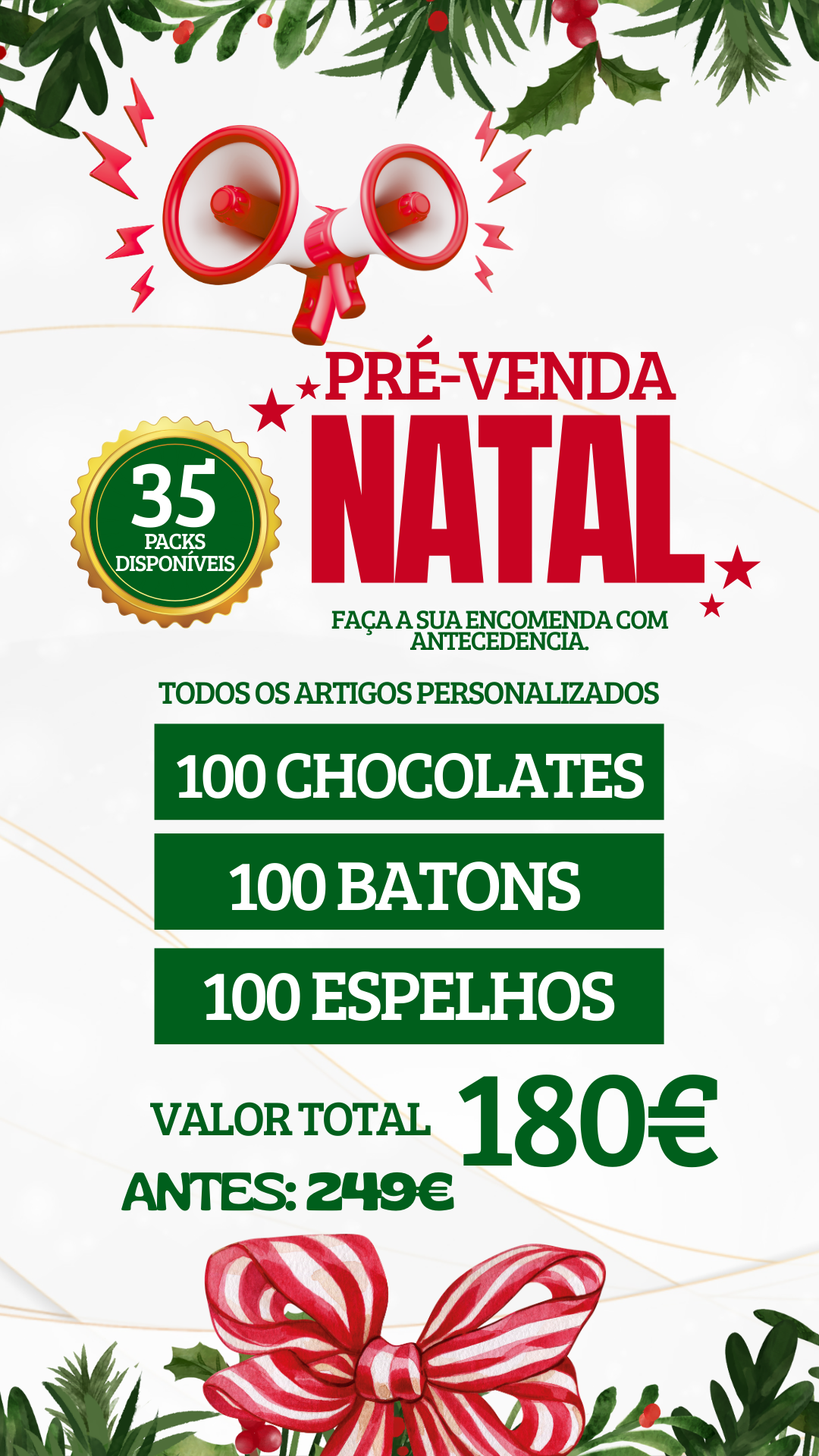 PRÉ - VENDA NATAL